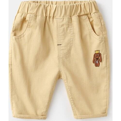 2018 summer kids shorts boys girls Cropped pants clothes baby Embroidery patte acrivern cute fashion sports Children clothing