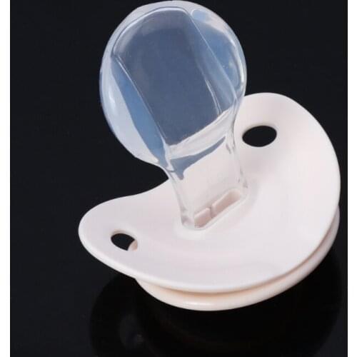 2018 Custom Big Size Food Grade Silicone Adult Pacifier Funny Parent-child Toys