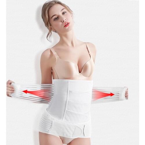 2in1 Postpartum Belt Body Recovery Shapewear Belly Slimming Waist Cinchers Lady Breathable Trainer Corset Maternity Support