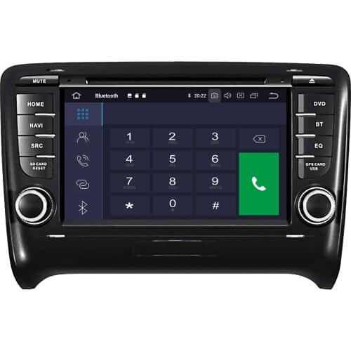 4+64G Android 10.0 For AUDI TT 2006-2012 Car GPS Navigation Head Unit Multimedia Player Auto Radio Tape Recorder Stereo PX5/PX6
