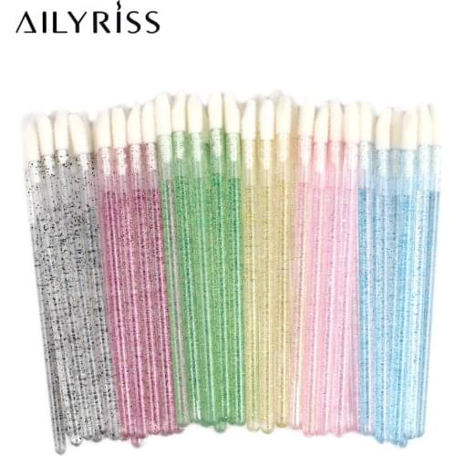 50pcs Disposable Eyelashes brush Individual Lash Removing Cleaning Mascara Applicator Makeup Brushes For Eyelash Extension Tool