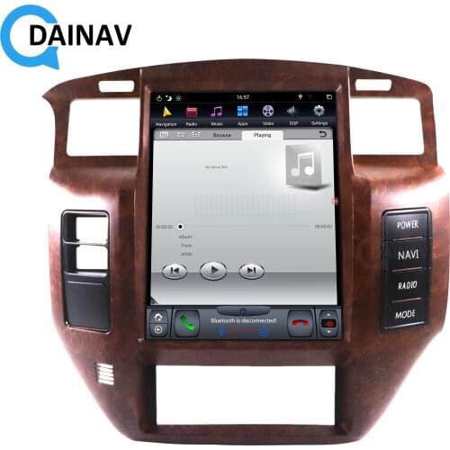 2 din 2din Android car Radio multimedia player for NISSAN PATROL Y61 2004-2019 car stereo autoradio auto audio vertical Tesla