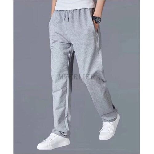 Summer Men sports pants oversize sweatpants cheap big sales pleated pants plus size 6XL 7XL Stretch pants elasticity loose