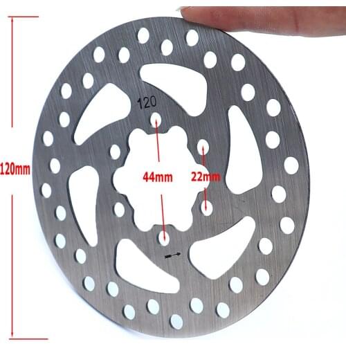 Outdoor Cycling Disc Brake Piece Rotor 120mm Electric Scooter brake pads With Screws