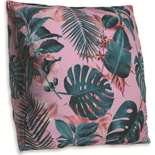 Flower Double Side Print Cushion Cover Polyester Decorative for Sofa Seat Soft Throw Pillow Case Cover 45x45cm Home Decor