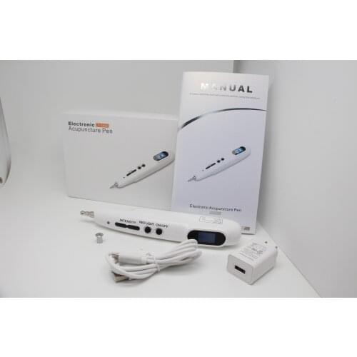 Handheld Acupoint Massage Pen TENS Point Detector LCD Display Electric Acupuncture Pen Pain Relief Stimulator Device