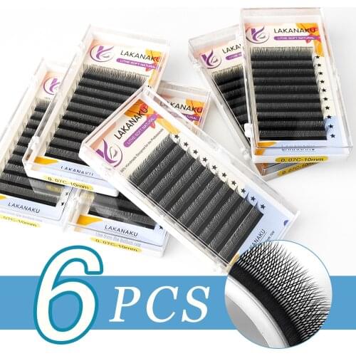 Hot Sale Cilios Y Shape Eyelashes Extension 6 Trays Y Type Lash 0.07 C D 8-15 Mix Natural Soft Premade Fans Makeup Cils