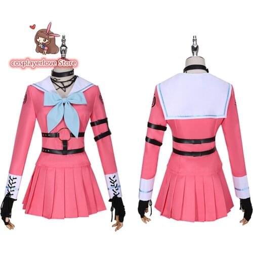 New Danganronpa Iruma Miu Cosplay costume Cosplay Custom Made costume Halloween Christmas Costume