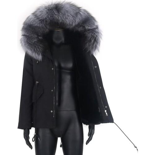 Men Winter Jacket 2021 New Faux Rabbit Fur Coat S- Oversized Parkas Waterproof Windbreaker Liner Removable