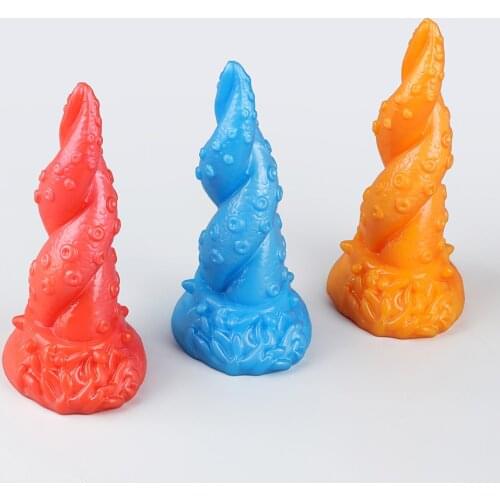 Huge Dildo High Quality Alien Animal Butt Anal Plug for Male Female Masturbation Sex Toys Store Octopus heterogeneous artwork
