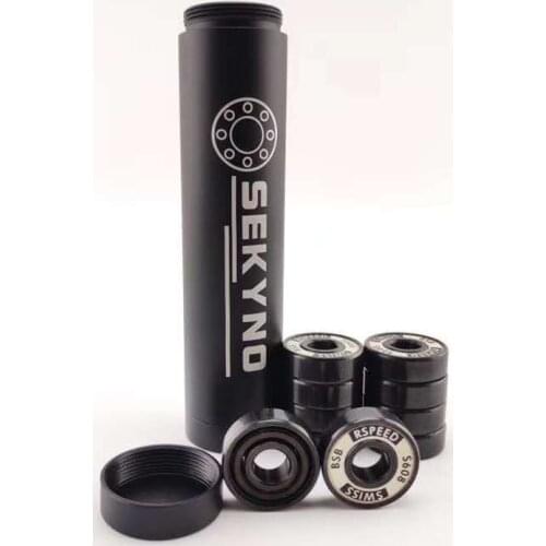 BSB SWISS PROFESSIONAL inline speed skates bearing Black Ceramic 7-beads 608 roller skating bearings for Powerslide for MPC Race