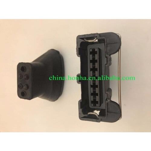10/20/30/50/100pcs/lot 7 Pin/Way Female Connector Plug With Rubber Boot For Bosch Tyco/AMP Junior Power Timer(JPT) Ignition Mod