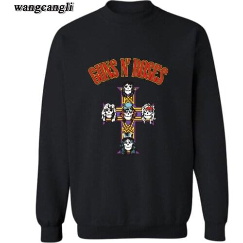 Rock Band GUNS N ROSES sweatshirt Autumn Winter Fashion Men and women Long sleeve hoodies sweatshirts hip hop Tracksuit Tops