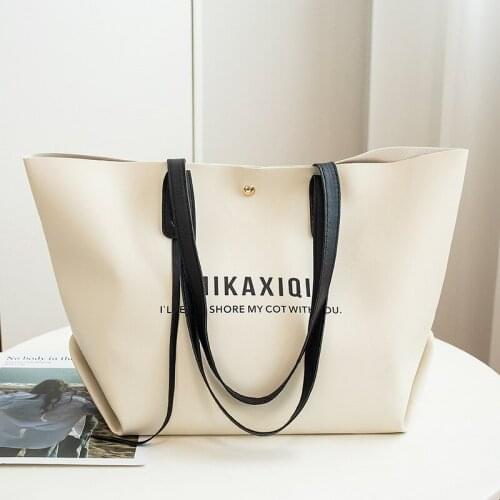 Handbags for Women Tote Bag PU Soft Leather Large Capacity Ladies Shopping Bag Top-Handle Hobo Shoulder Casual Beach Bags