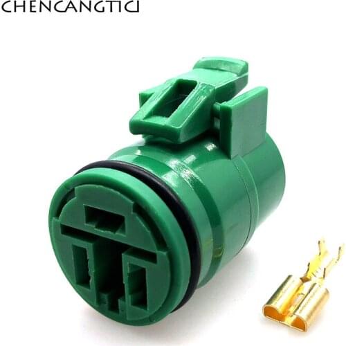 3 Pin Round Alternator Connector Waterproof Wiring Harness Female Socket Plug for Mitsubishi 90980-10341