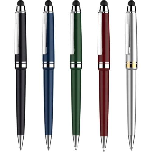 1pcs BZNVN European manufacturers direct sales Simple Business Office press plastic ball point pen custom advertising pen logo