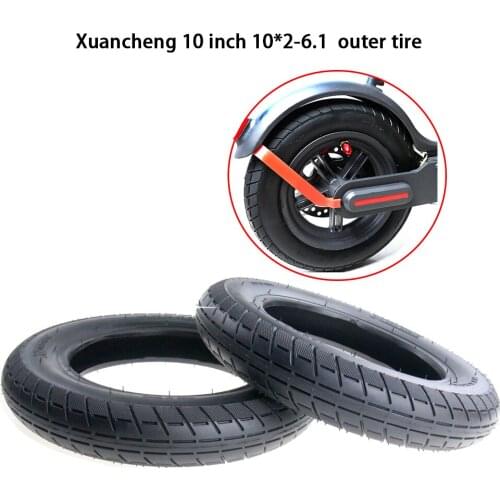2 Pcs Xuancheng 10 Inch 10*2-6.1 Outer Tire for Refitting Xiaomi M365&Pro Electric Scooter 8.5 to10 Inch Scooter Accessories