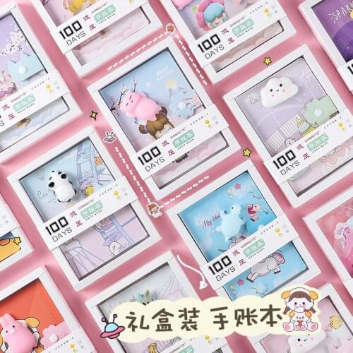 A6 Cute Reduced Pressure Notebook Journal Diary Planner Notepad 60 Sheets Decompression Notebook Kawaii Stationery