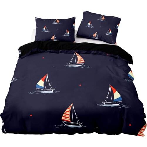 Abstract Style Duvet Cover210x210 Pillowcase 3Pcs,229x260 Quilt Cover,Blanket Cover ,Hand Drawn Surfing Pattern Bedding Set