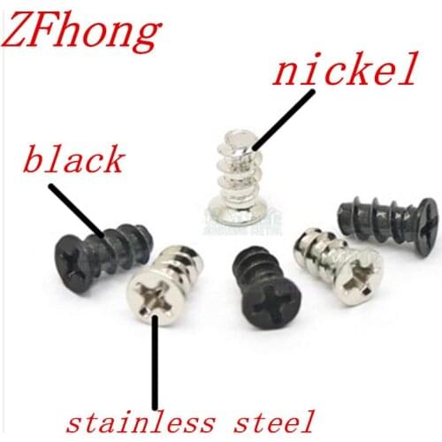 100pcs M5*10 M4*10 Stainless Steel Nickel Plated Zinc plated Computer PC Case Cooling Fan Mount Screws