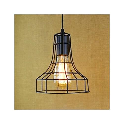 Edison Loft Style Iron Net Droplight Industrial Vintage Pendant Light Fixtures For Dining Room Hanging Lamp Lamparas Colgantes