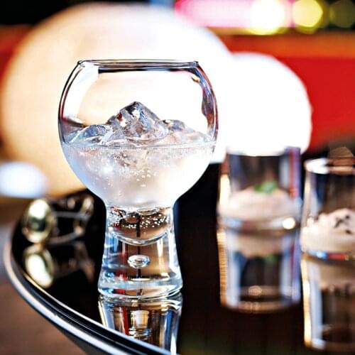 Creative Bubble Cocktail Glass Goblet Beer Cup Whisky Ice Cream Cold Drink Cup Household Bar Large Capacity Bar Party Glass