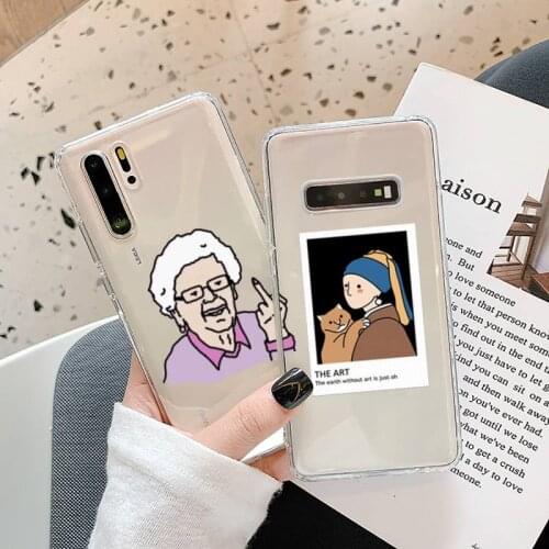 Art david fashion FUNNY Van Phone Case Transparent for Samsung A71 S9 10 20 HUAWEI p30 40 honor 10i 8x xiaomi note 8 Pro 10t 11