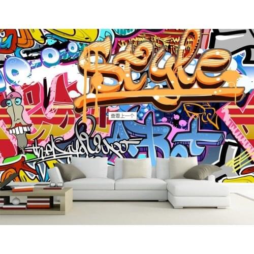3d wallpaper custom mural non-woven 3d room wallpaper Dazzle colour background wall rock graffiti photo 3d wall mural wallpaper