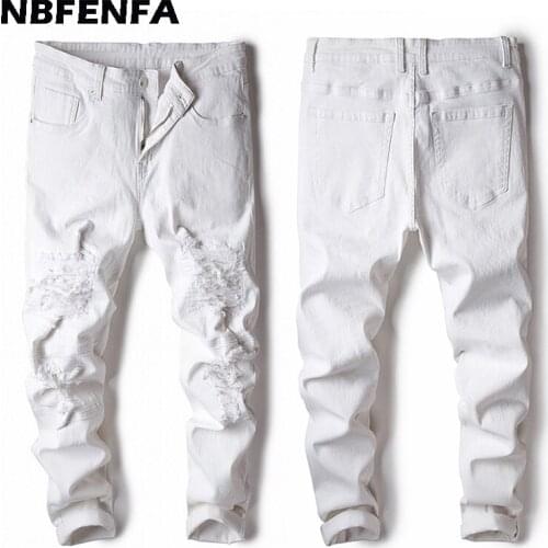 NBFENFA Ripped Jeans For Men