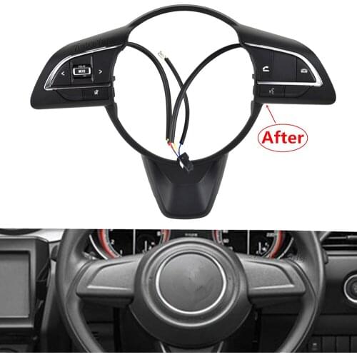 New Multi-function Steering Wheel Cruise Control Switch Buttons For Suzuki Swift / Swift Sport 2017 2018 2019