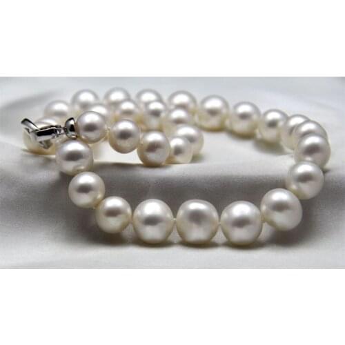 Super large fine JEWELRY 13-16mm natural pearl necklace bright authentic pearl necklace necklace 925 silver clasp