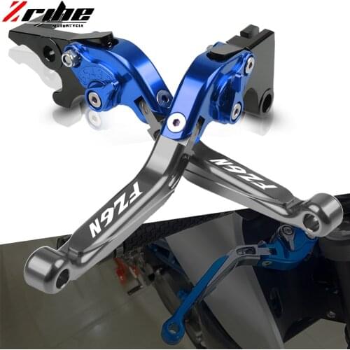 For Yamaha FZ6N FZ6 N FZ6 FAZER 2004-2010 Motorcycle Accessories Adjustable Extendable Folding Brake Clutch Lever Handlebar Grip