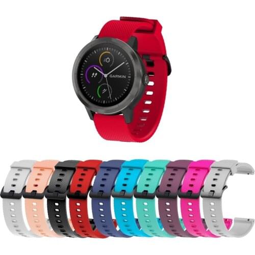 20MM SmartWatch band For Garmin Venu/Vivoactive 3 HR Smart Forerunner 645 Replacement Bracelet For Huami Amazfit Bip/GTS strap