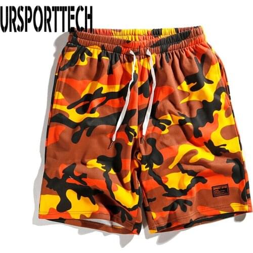 2020 New Summer Mens Camo Cargo Shorts Men Camouflage Casual Short Pants Male High Street Short Trousers For Men Plus Size