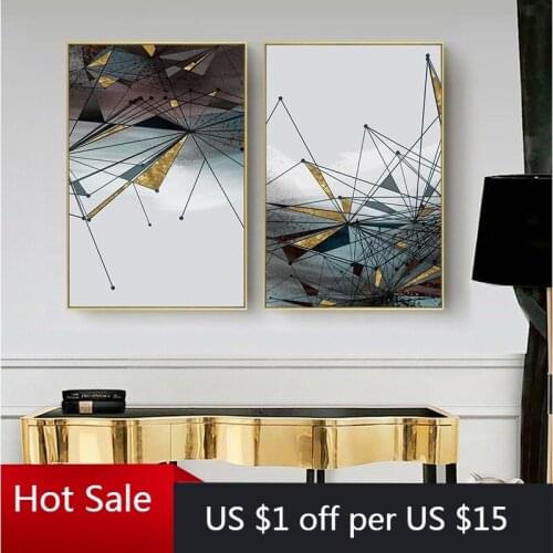 Modern Abstract Geometric Line Wall Art For Poster Aesthetic Room Decorative Canvas Painting Wall Decor Picture home decor