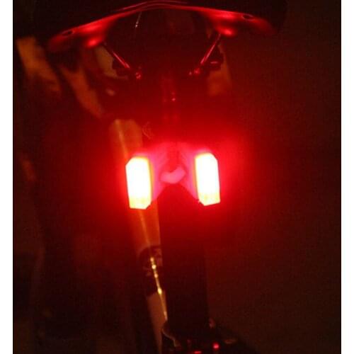 Bicycle light mountain road bike Bicycle Tail Light USB Rechargeable Block Warning Light Car Clip Bicycle Accessories F1191YQ
