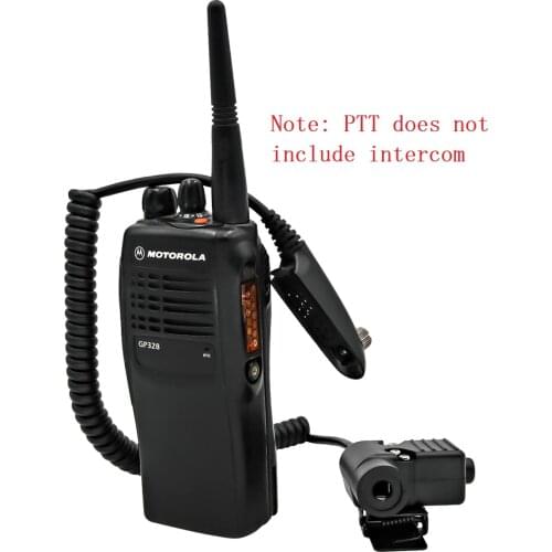 Tactical PTT U94 PTT cable plug adapter for Motorola walkie talkie GP140 GP320 GP328 GP338 GP340 radio hunting headset PTT