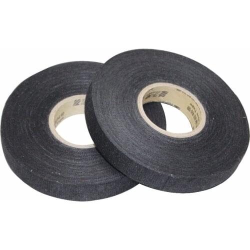 9mmx15m Universal Flannel fabric Cloth Tape automotive wiring harness Black Flannel Car Anti Rattle Self Adhesive Felt Tape