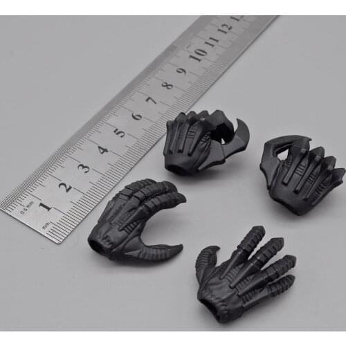 1/6th For Sale Black Mecha Long Claws Hand Model Be Suit Mostly 12 inch Doll Action Accessories