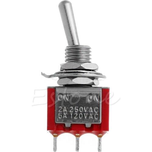 1 PC 3-Pin Mini Toggle Switch SPDT On-On MTS-102 Toggle Miniature Switch