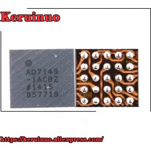 10PCS /lot NEW ORIGINAL AD7149 fingerprint IC chip U10 For iPhone 7 7P 8 8plus HTU1-D2 on cable