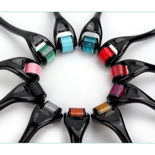 540 Derma Roller Pure Microneedling 0.2/0.25/0.3mm Needles Length Titanium Dermoroller Microniddle Roller for Face Skincare Tool