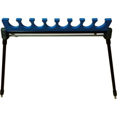 Aluminium Top kit rest 8 sections with legs fishing rod rest rod holder pole roller rod pod foldable standing roost