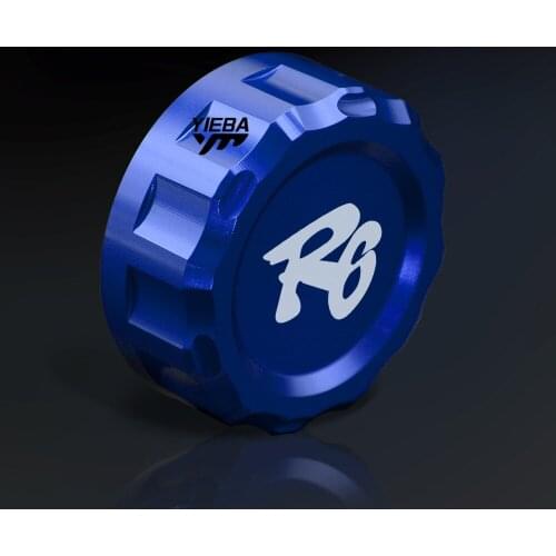 Motorcycle Filter Fluid Rear Brake Cylinder Reservoir Cover Cap FOR YAMAHA YZF R1 R6 yzf-r1 2009-2014 yzf-r6 2006-2014