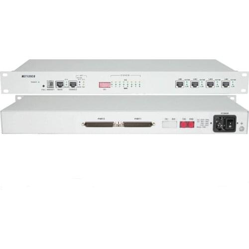 FTTH 8E1 Multi-Service Fiber Optical Multiplexer 75Ohm or 120Ohm 4 Ethernet RJ45 SC single mode 1310nm AC power supply