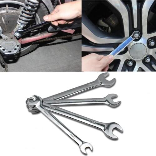 6-15mm Dual Open Head Wrench Hand Disassembly Tools Double Open End Spanner Bike Motorcycle Car Repair Wrench