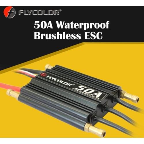 Flycolor 50A/70A/90A/120A/150A Speed Controller Brushless ESC Support 2-6S BEC 5.5V/5A for Model Ship RC Boat