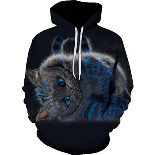 Various Styles MensWomens Very Cute Cat 3D Printing Fashion Sportswear Hip Hop Casual Sweats Hoodies Anime Type Streetwear