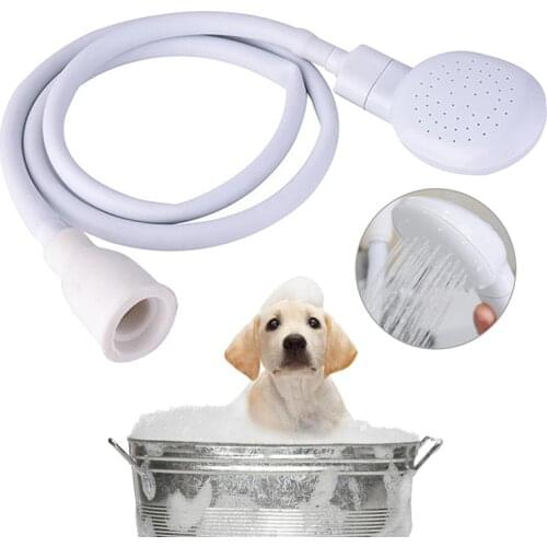 Pet Dog Cat Shower Head Faucet Shower Sprinkler Drain Filter Hose Sink Wash Head Shower Extender Bathroom Accessories Tools