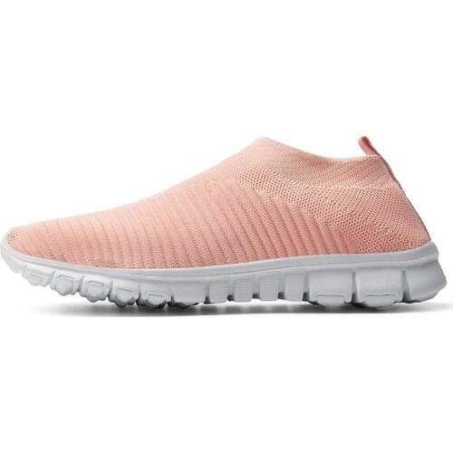 New Mesh Shoes for Men Women Breathable Unisex Hot Sale Comfortable Casual Shoes Black Flat Soft Ultralight Socks Sneakers sf3